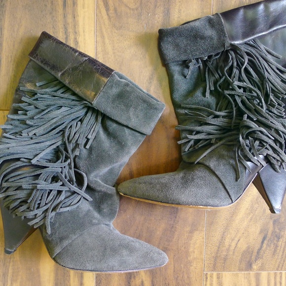 Isabel Marant pour H&M Suede Boots - Picture 1 of 12
